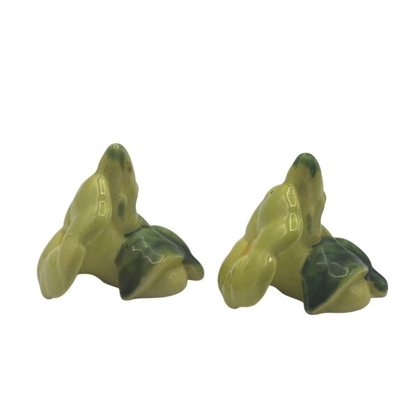 Vintage Sylvans Salt & Pepper Shakers Yellow Flowers Ceramic Collectible - Picture 3 of 6